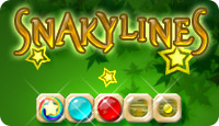 Snaky Lines - Выстраивайте цветные шары по четыре в ряд по горизонтали, вертикали или диагонали в одном из двух режимов игры.