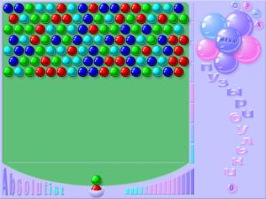 Скриншот из игры Пузыри
