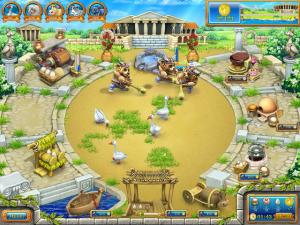 Скриншот из игры Веселая ферма. Древний Рим